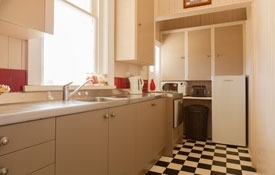 fully equipped kitchen in the Lodge