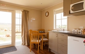 kitchen and dining area of Large Sized Cottage With Wheelchair Access